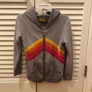 Cool retro-look kids Aviator Nation hoodie! Size 8.